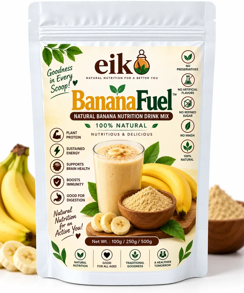 BananaFuel Natural Banana Nutrition Drink Mix