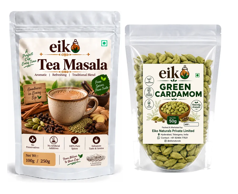 Tea Masala + Green Cardamom Combo (టీ మసాలా + ఏలకుల కాంబో)