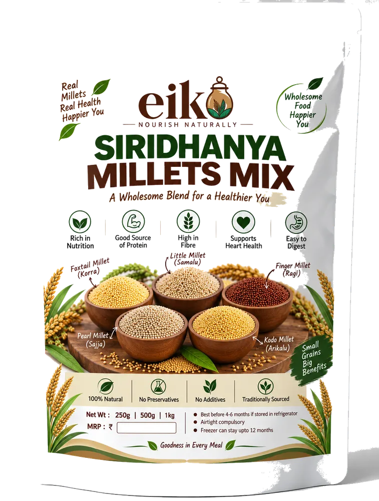 Sri Dhanyalu – Traditional Millet Goodness (శ్రీధాన్యాలు)
